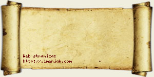 Jovana Perunović vizit kartica